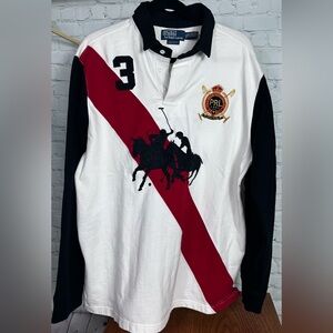 Polo Ralph Lauren Big Pony Rugby Shirt. Size XXL.